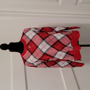Red plaid sweater ❤